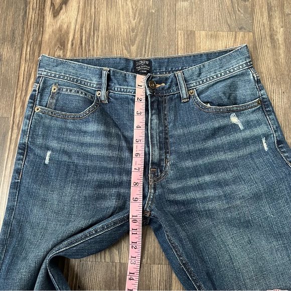 J. Crew The Sutton Medium Wash Straight Leg Jeans - Picture 12 of 14